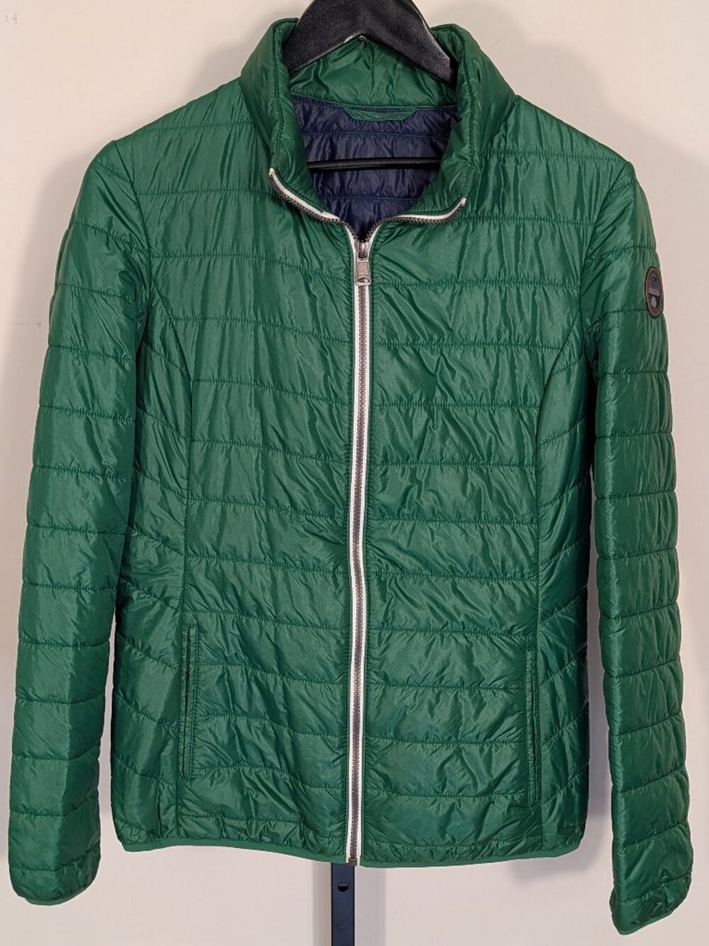Napapijri Aerons H Puffer Jacket | Green + Navy | Thermo-Fibre™ | Sz L